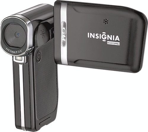 Insignia NS-DV720PBL2 HD 3-in Pocket Camcorder