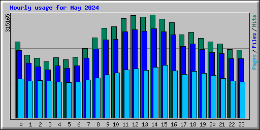 Hourly usage for May 2024