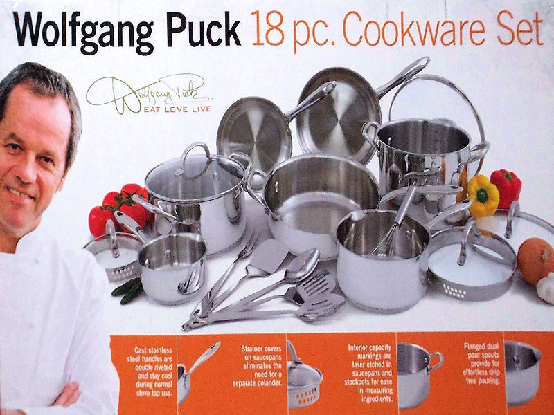 Wolfgang Puck Steel Cookware Sets